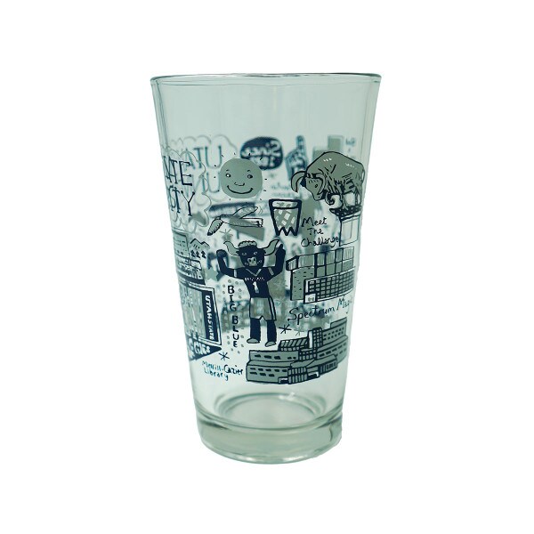 Julia Gash Doodles Pint Glass